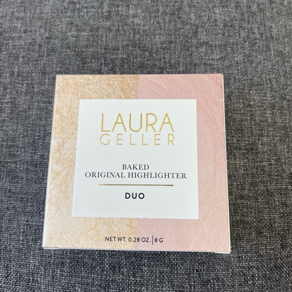 Laura Geller Baked Original Highlighter Duo French Vanilla French Kiss 0.28 oz